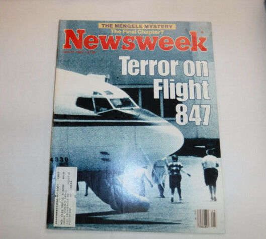 Newsweek Magazine The Terror On Flight 847 June 24, 1985 101916R