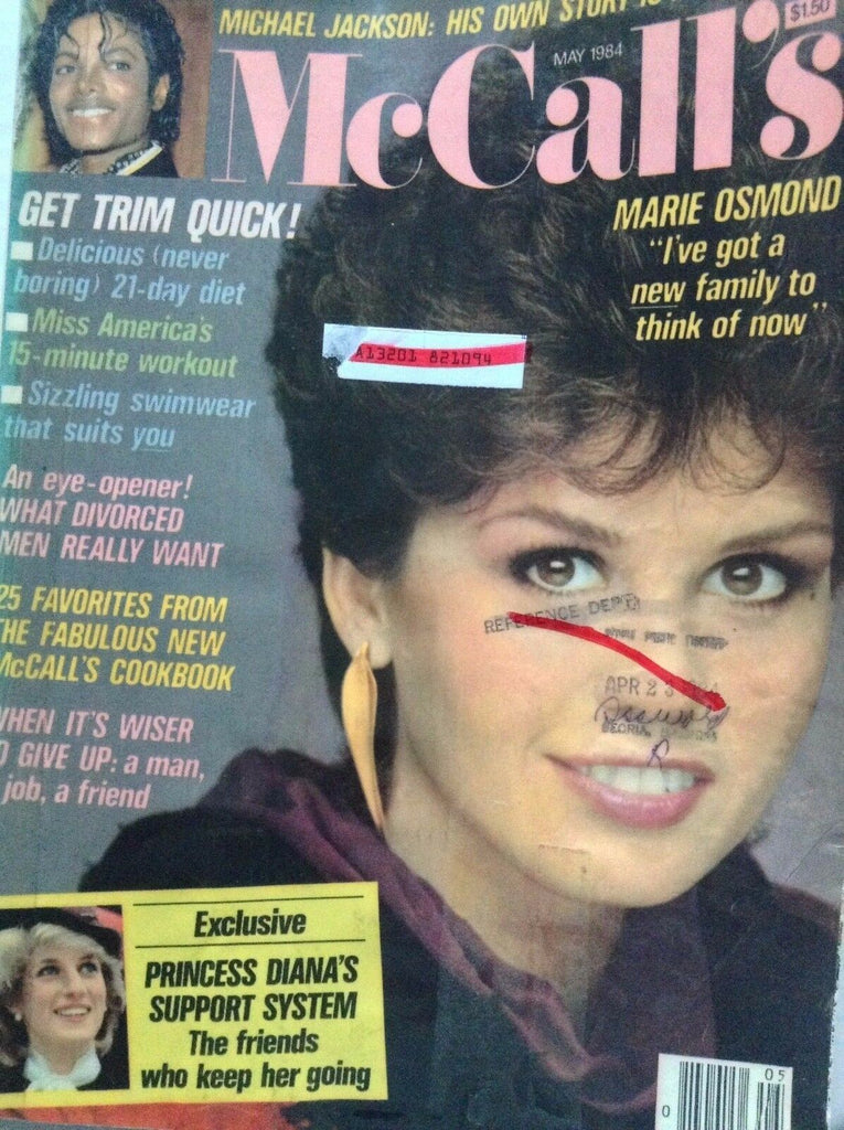 McCall's Magazine Marie Osmond Michael Jackson May 1984 092217nonrh