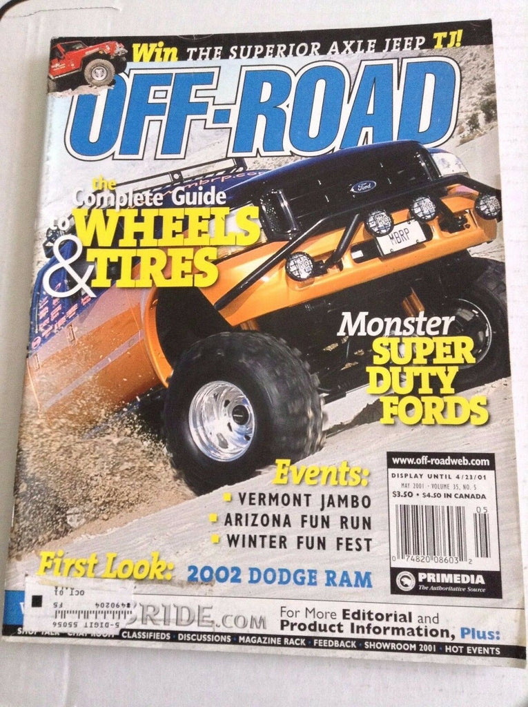 Off-Road Magazine Complete Wheels & Tires Guide May 2001 032317NONRH