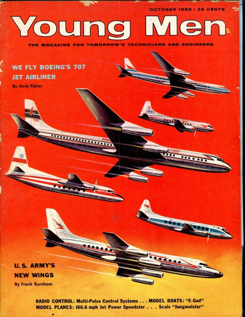 Young Men Magazine October 1956 Boeing 707 GD 041417nonjhe