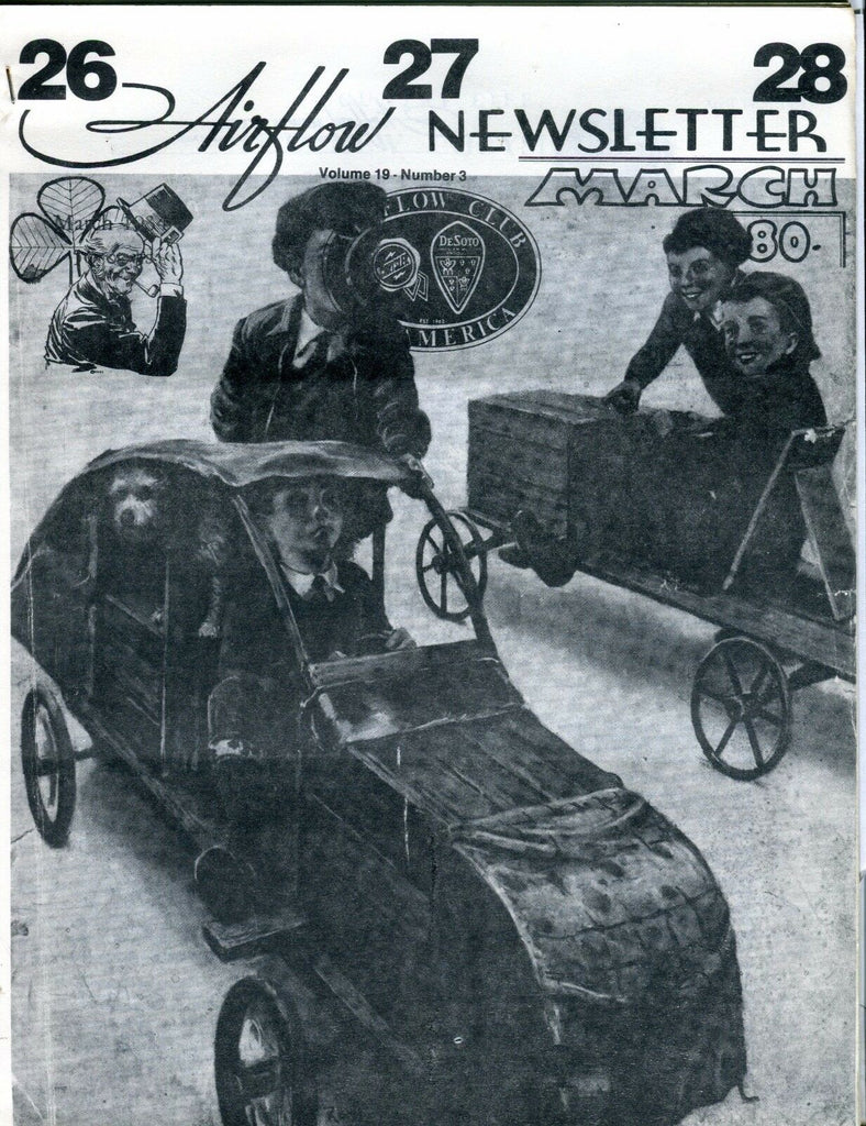 Airflow Newsletter March 1980 Chrysler DeSoto EX No ML 031017nonjhe
