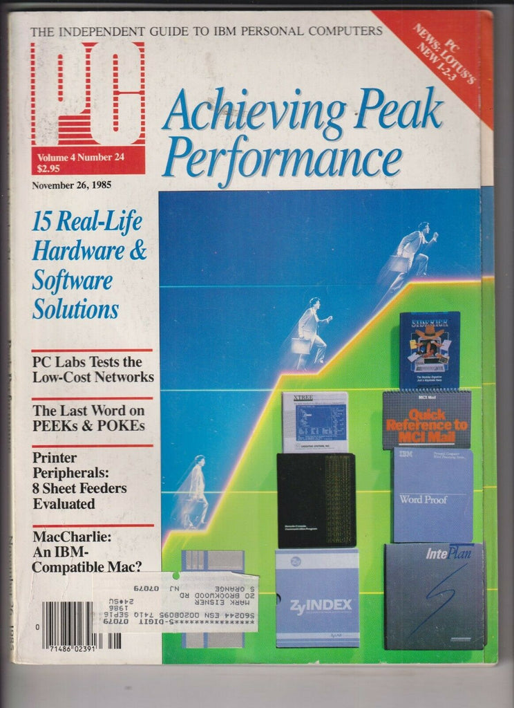 PC Mag Achieving Peak Performance Low Cost Nets November 26, 1985 120719nonr2