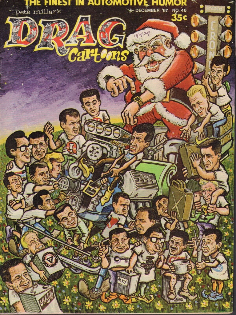 Pete Millars Drag Cartoons December 1967 #46 041918DBE