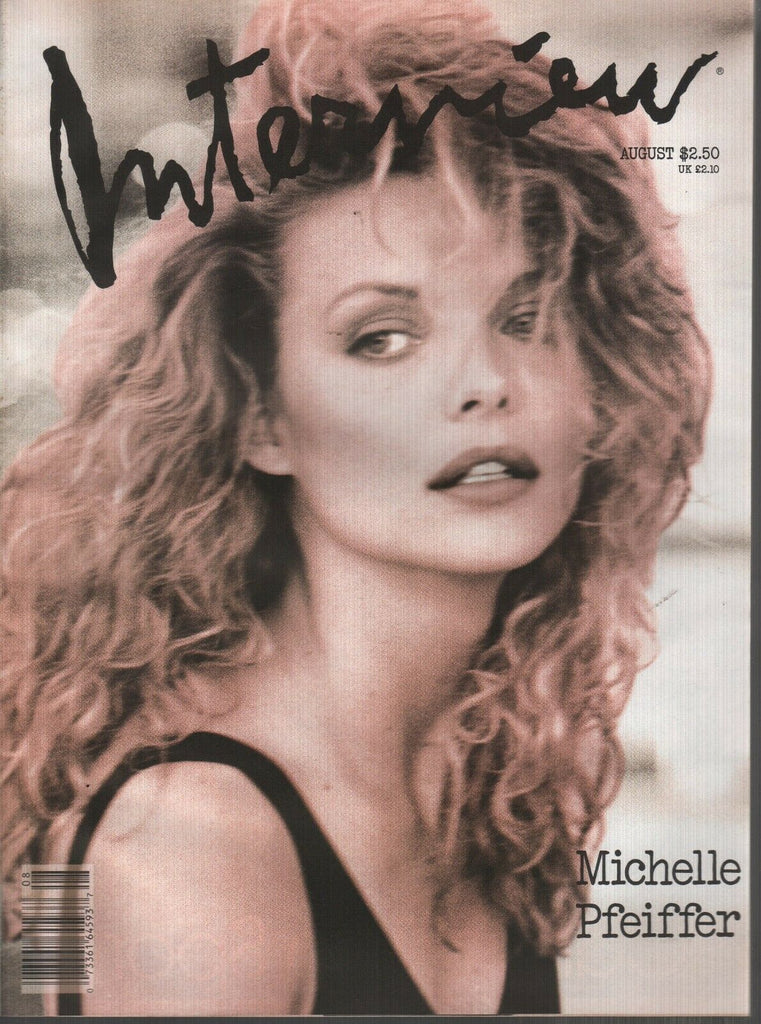Interview August 1988 Michele Pfeiffer High Fashion Bruce Weber 091119AME