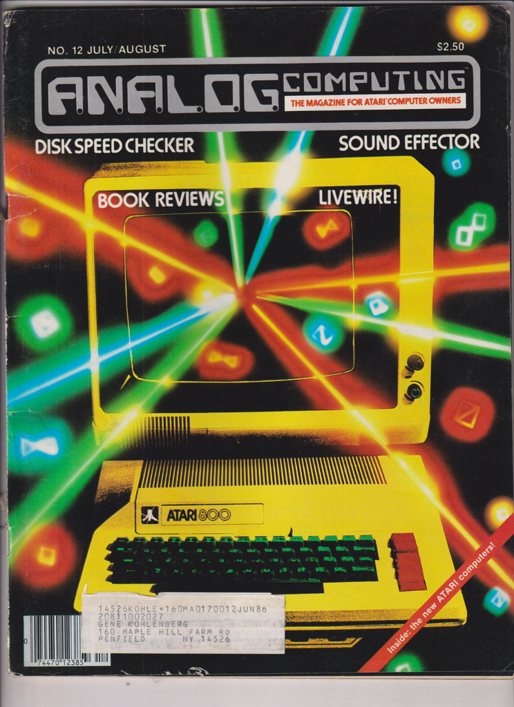 Analog Computing Mag Disk Speed Checker & Sound Effector Jul/Aug 1983 010320nonr