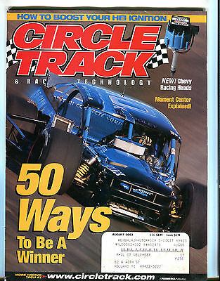 Circle Track & Racing Technology Magazine August 2003 VG 052016jhe