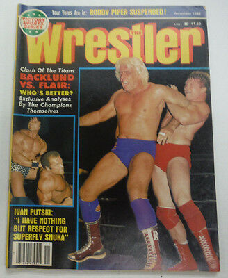 The Wrestler Magazine Bob Backlund Vs Ric Flair November 1982 062415R2