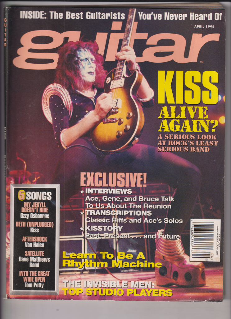 Guitar Mag Kiss Ace Gene Simmons And Bruce Interview April 1996 121919nonr