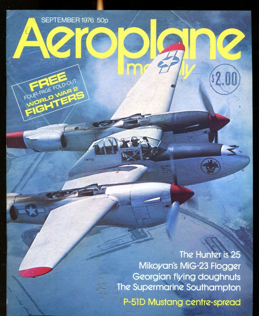 Aeroplane Monthly Magazine September 1976 MiG-23 Flogger EX No ML 120216jhe