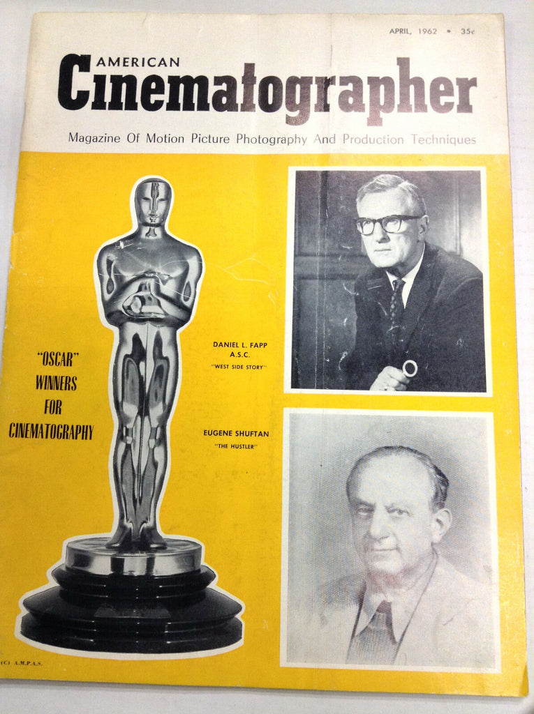 American Cinematographer Magazine Daniel L. Fapp April 1962 040917nonrh