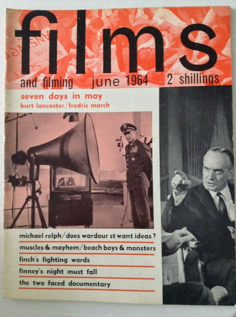 films And Filming Magazine Seven Days Burt Lancaster June 1964 031319nonrh
