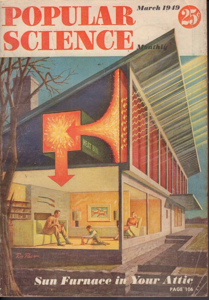 Popular Science Magazine March 1949 Sun Furnace 090117nonjhe