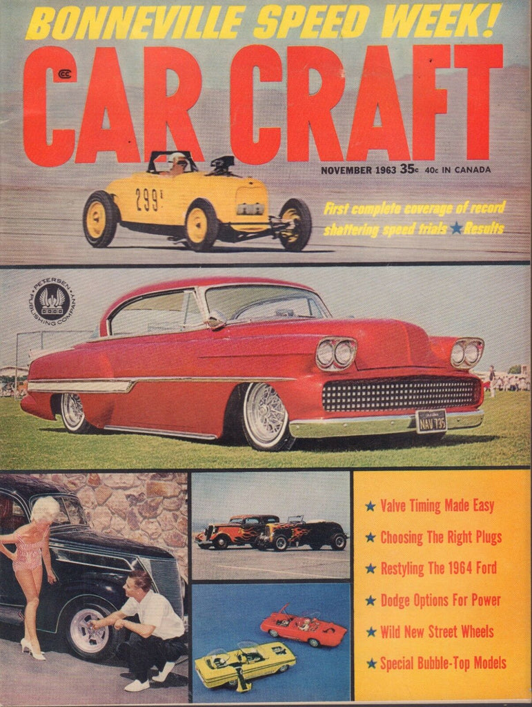 Car Craft November 1963 Bob Hardee Bud Lang Ray Brock 122218DBE