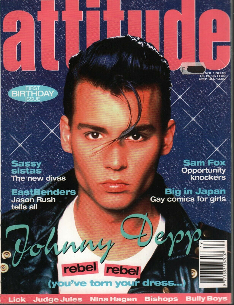 Attitude UK Gay Interest Vol 1 #13 Johnny Depp Samantha Fox 031120AME2