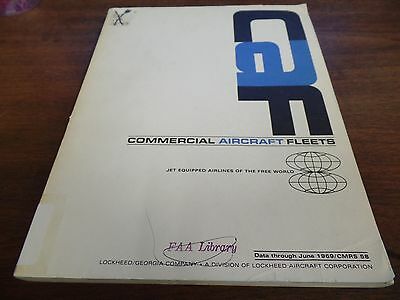 Commercial Aircraft Fleets June 1969 Paperback Ex-FAA 032216ame3