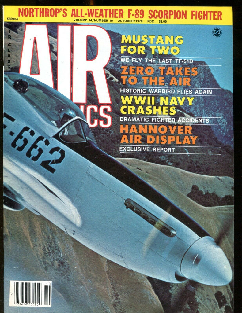 Air Classics Magazine October 1978 Mustang TF-51D EX No ML 120516jhe