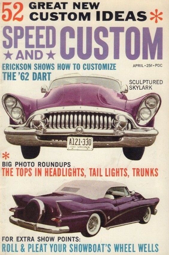 Speed and Custom April 1962 62 Dart Richard Erickson 122218DBE