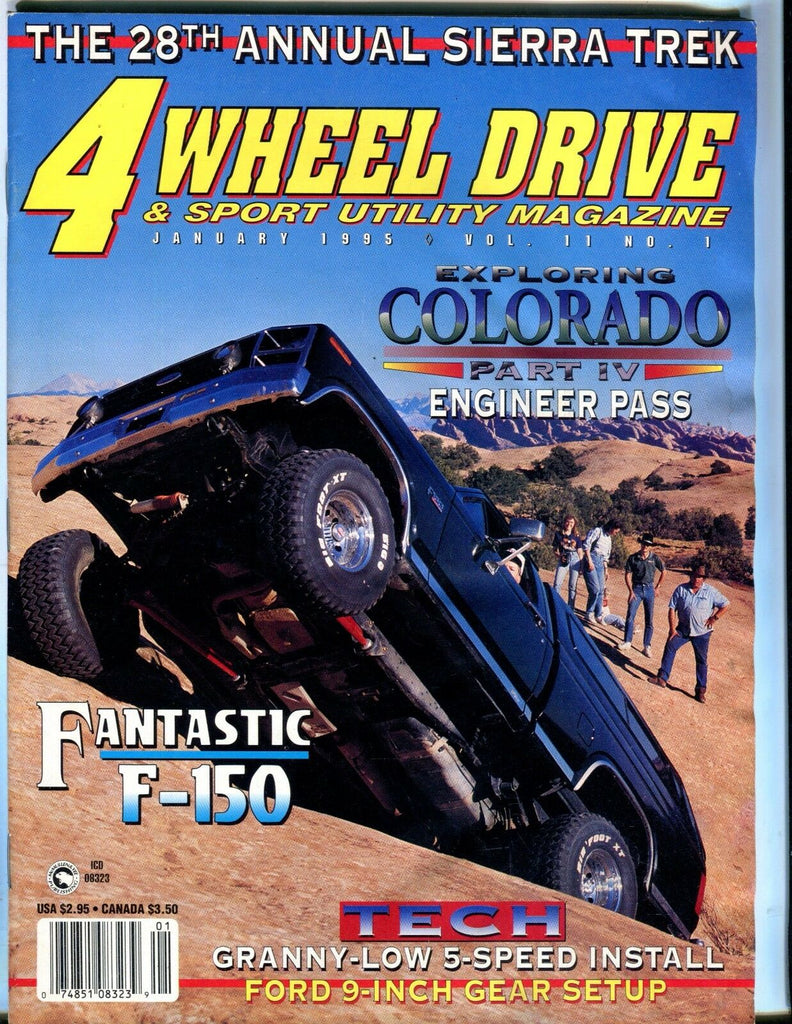 4 Wheel Drive & Sport Utility Magazine January 1995 F-150 EX No ML 052617nonjhe