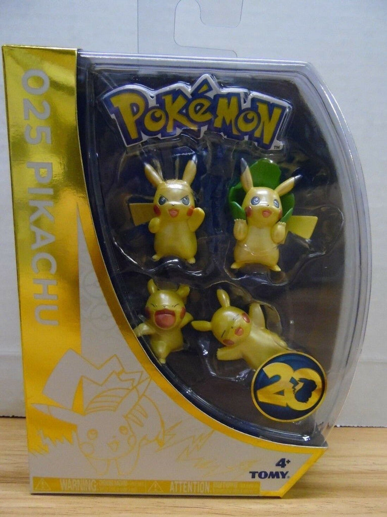 Pokemon 025 Pikachu 20th Anniversary 4 Figure Pack 051418DBT