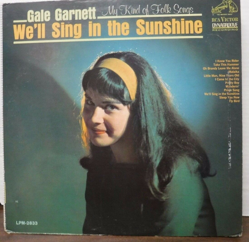 Gale Garnett My Kind of Folk Songs 33RPM LPM2833 121816LLE#2