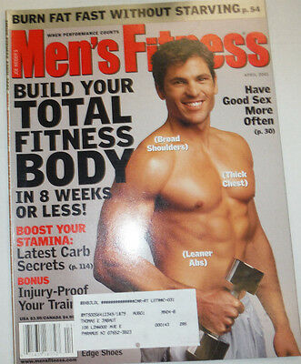 Men's Fitness Magazine Boost Your Stamina April 2001 030615R