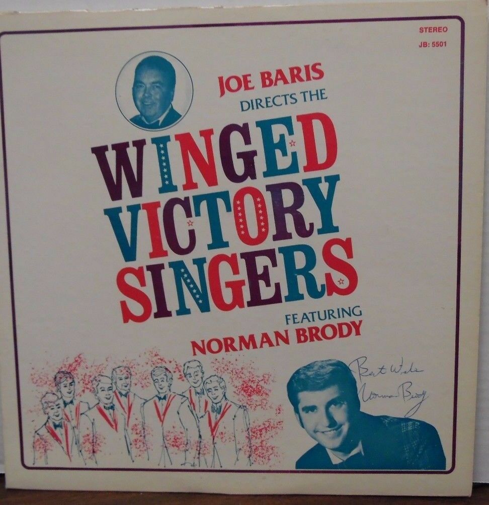 Winged Victory Singers featuring Normal Brody Signed by him 100116LLE