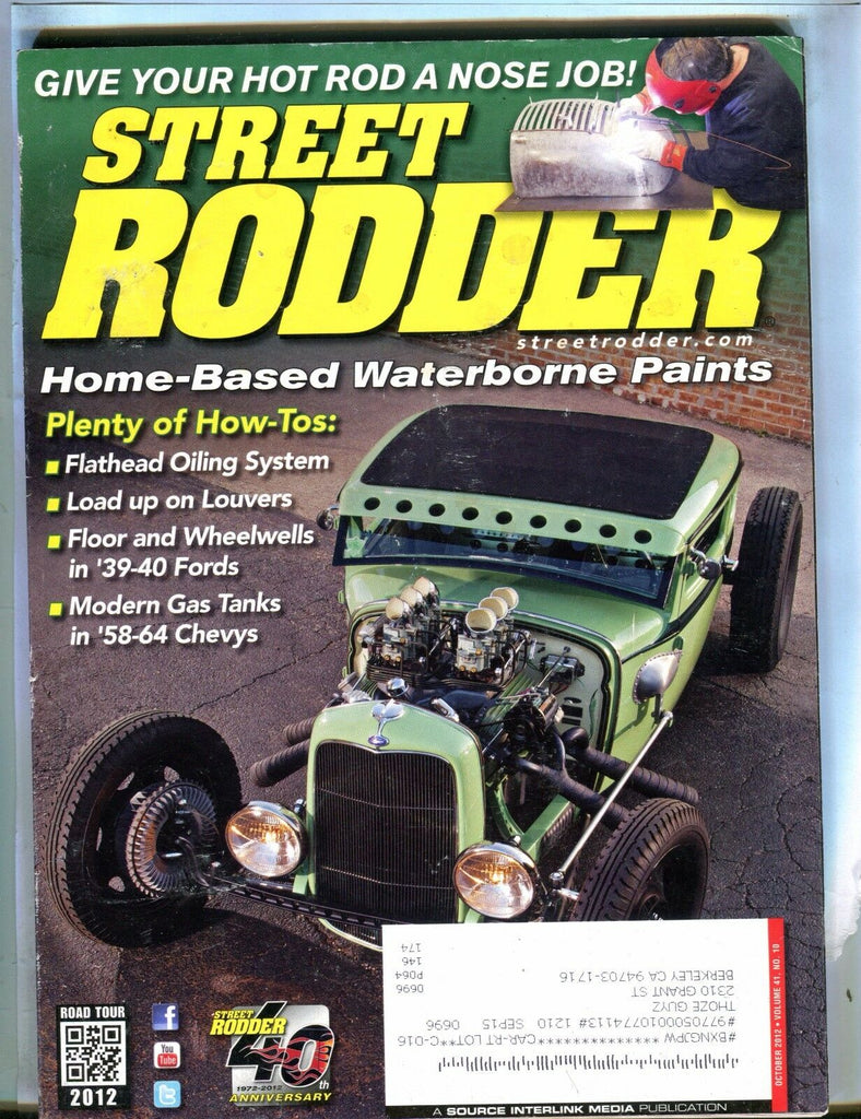 Street Rodder Magazine October 2012 Waterborne Paints EX w/ML 041917nonjhe
