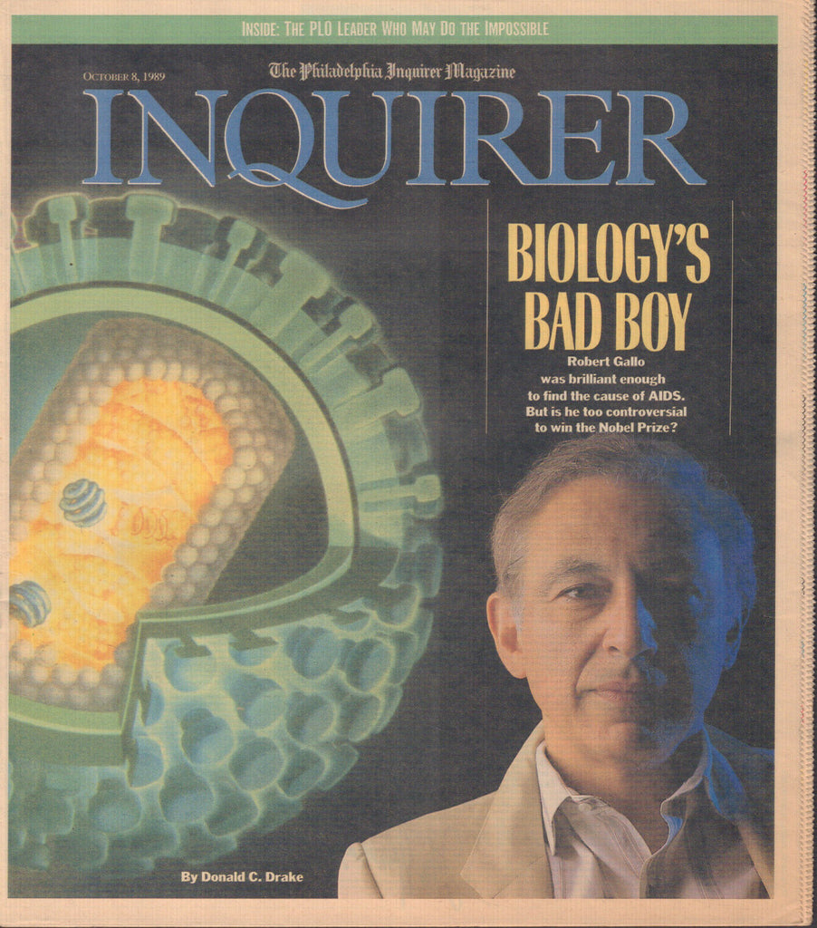 Philadelphia Inquirer Magazine October 8 1989 Robert Gallo 042420DBE