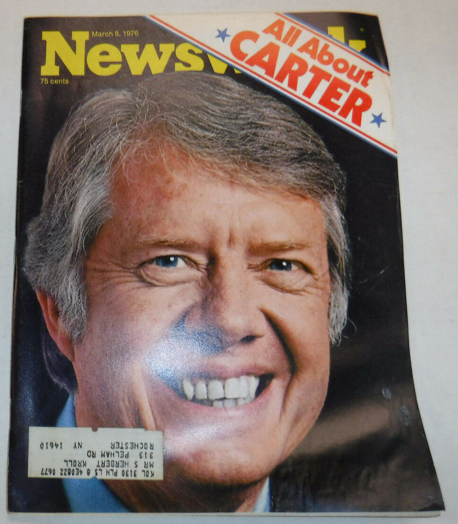 Newsweek Magazine Jimmy Carter March 8, 1976 100616R