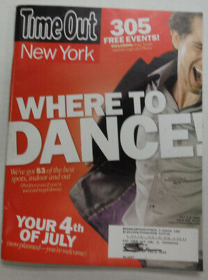 TimeOut Magazine Where To Dance And 4th Of July July 2008 051915R2