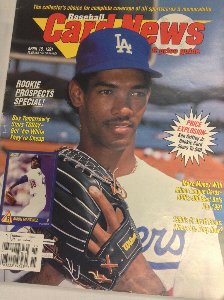 Baseball Card News Magazine Amon Martinez April 15, 1991 061217nonr
