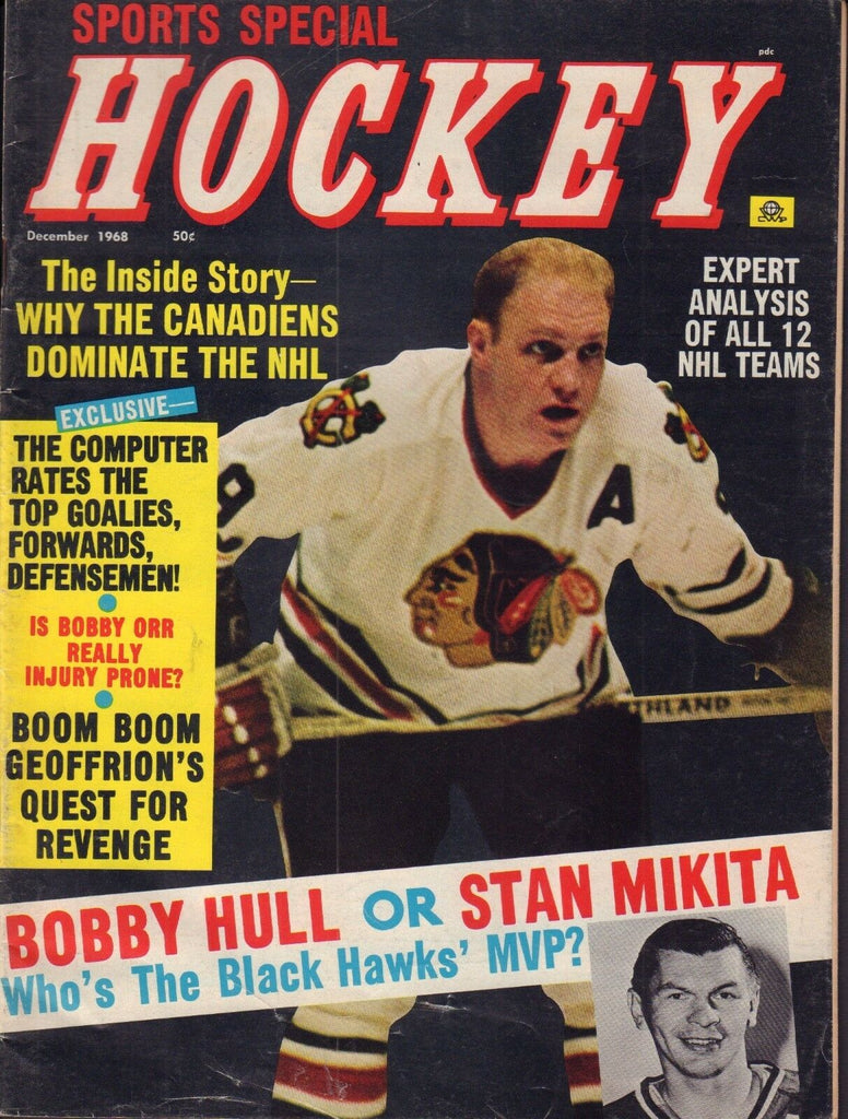 Sports Special Hockey Magazine December 1968 Bobby Hull Stan Mikita 102317nonjhe