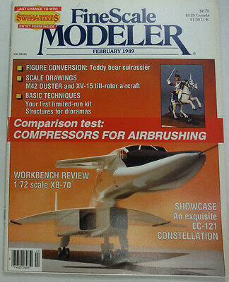 FineScale Modeler Magazine Compressors For Airbrushing February 1989 042515R