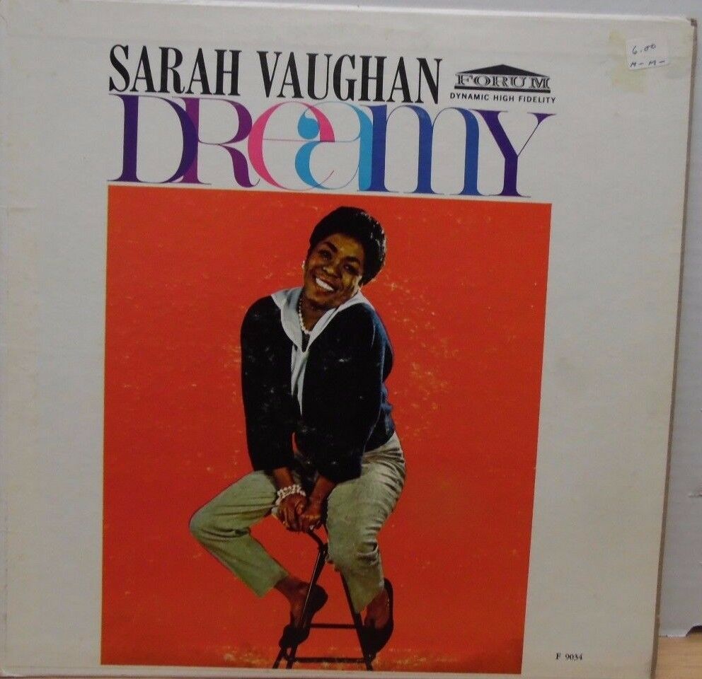 Sarah Vaughan Dreamy Forum F-9034 33RPM 072817DBE