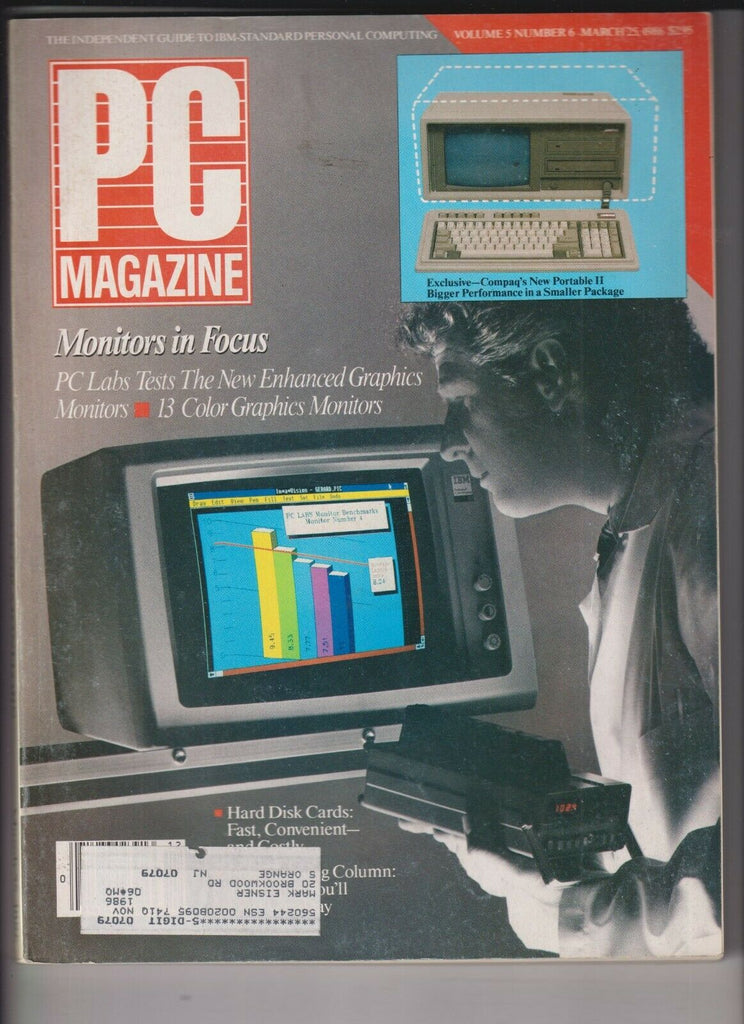 PC Mag Monitors In Focus PC Tests March 25, 1985 339 pages! 120719nonr2