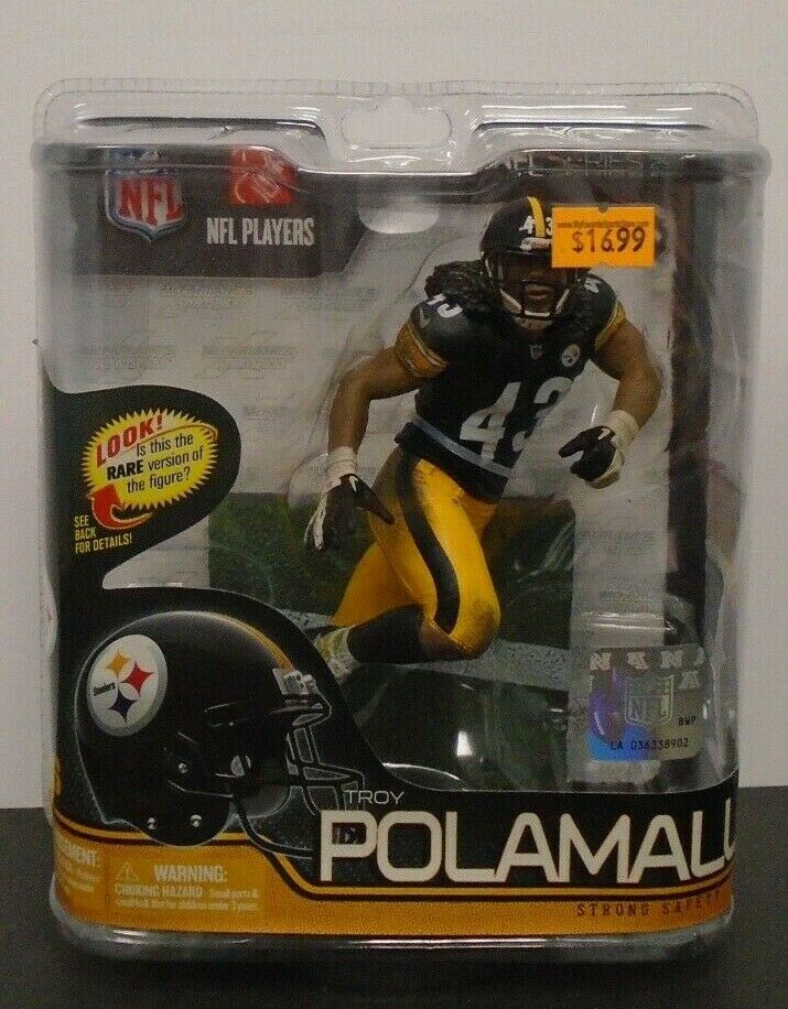 Troy Polamalu Pittsburgh Steelers McFarlane Series 29 Figure 061819DBT3