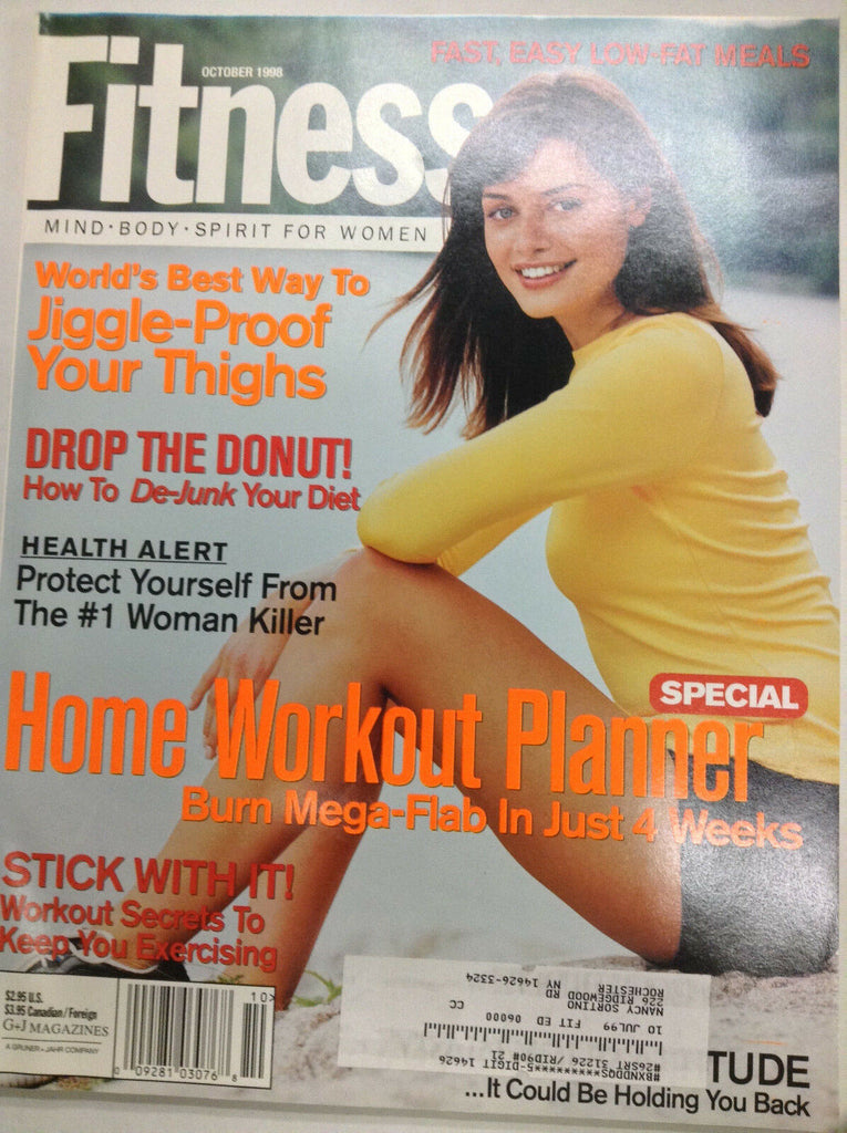 Fitness Magazine Home Workout Planner Special October 1998 081017nonrh