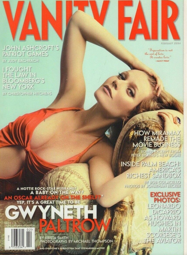 Vanity Fair February 2004 Gwyneth Paltrow Leonardo DiCaprio 012519DBE
