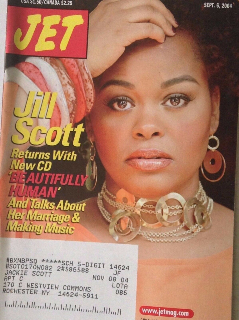 Jet Magazine Jill Scott Beautifully Human September 6, 2004 090517nonrh