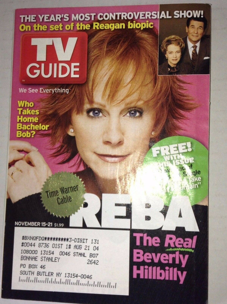 TV Guide Magazine Reba McEntire November 15-21, 2003 050817nonrh