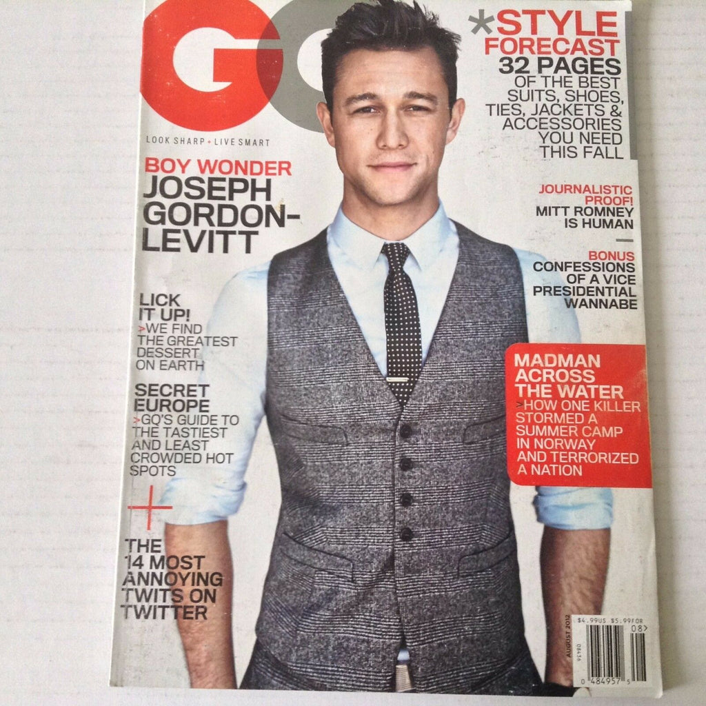 GQ Magazine Joseph Gordon Levitt Style Forecast August 2012 052017nonrh