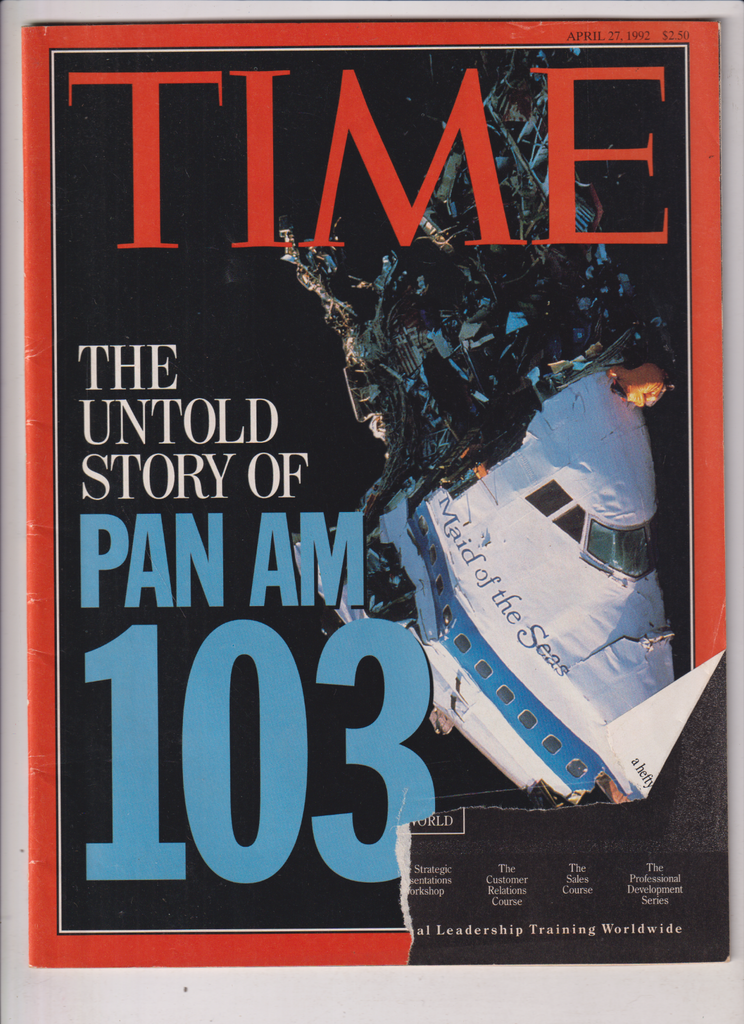 Time Mag Untold Story Of Pan Am 103 April 27, 1992 011820nonr