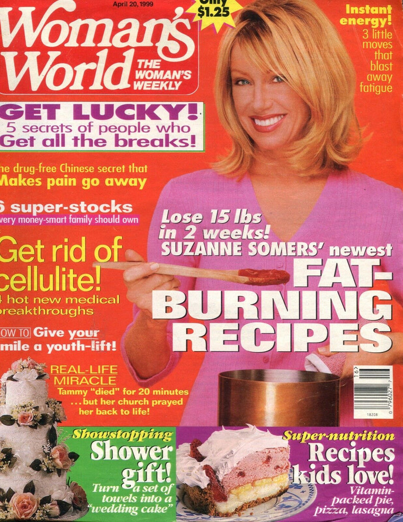 Woman's World Magazine April 20 1999 Suzanne Somers EX NO ML 012717jhe