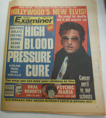 National Examiner Magazine Oral Roberts & Psychic Maria January 1979 081415R