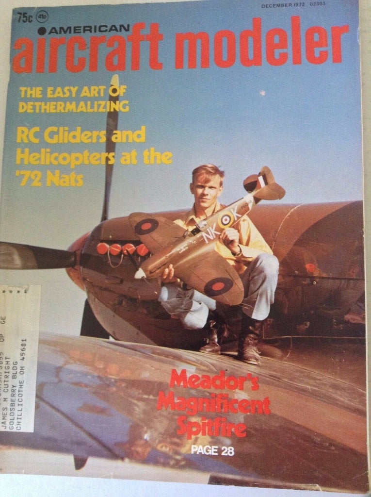 Aircraft Modeler Magazine Art Of Dethermalizing December 1972 041817nonrh2