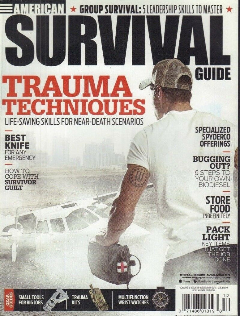 American Survival Guide Magazine Near Death Scenarios December 2015 010918nonr