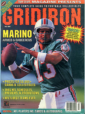 Gridiron Magazine Fall 1995 Dan Marino Dolphins Sealed EX 022516jhe