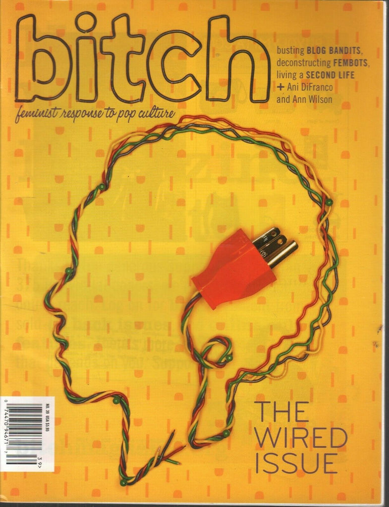 Bitch Feminist Magazine Spring 2008 #39 Ani DiFranco Ann Wilson 120519AME