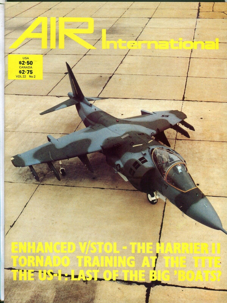 Air International Magazine February 1982 V/STOL Harrier EX No ML 112316jhe