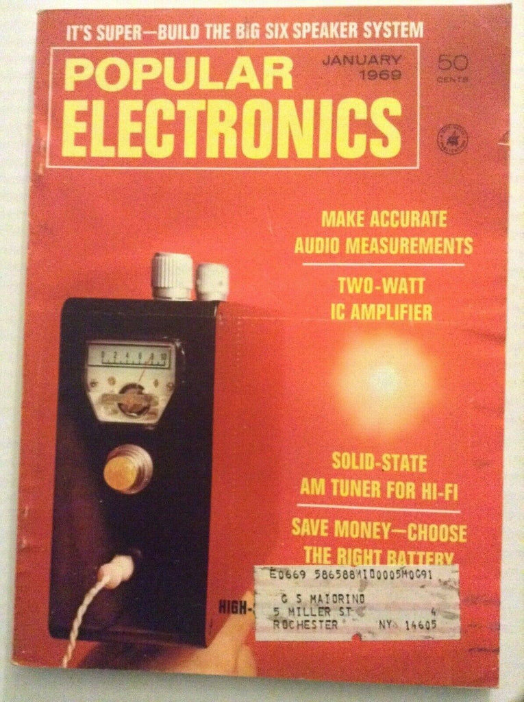 Popular Electronics Mag Make Accurate Audio Measures January 1969 092019nonrh